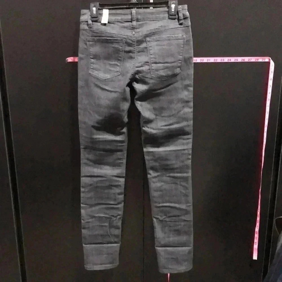 prAna Kara Jean Solid straight leg stretch,5 pocket,belt loop denim gray,organic - Picture 2 of 10